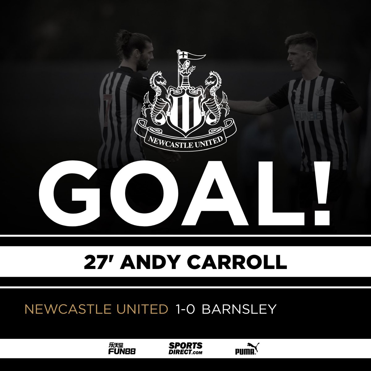 NUFC's tweet photo. ANDYYYYYY! https://t.co/8u3y6Uv5Zu