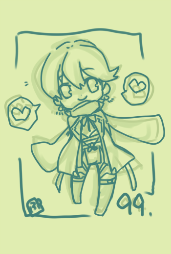 #みんなのラフ絵が見たい

いつもラフでもぽーいするので新鮮味はないかもしれませんが^q^ 