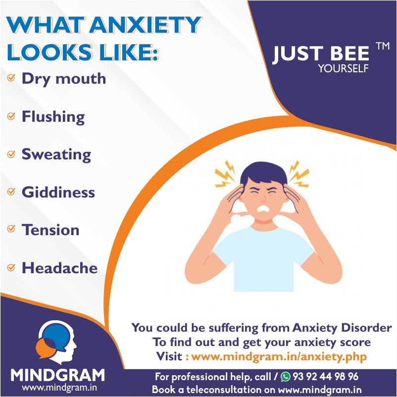 Mindgram1's tweet photo. When you feel anxious, your body goes on high alert, looking for possible danger and activating your fight or flight responses.

☎️ +91 93 924 49896 or Visit 🌐 https://t.co/4aOEioApTZ

#Mindgram #DrMeghnaVarma #Psychotherapist #Psychiatrist #AnxietyDisorder #AnxietyManagement https://t.co/0brKgd17S6