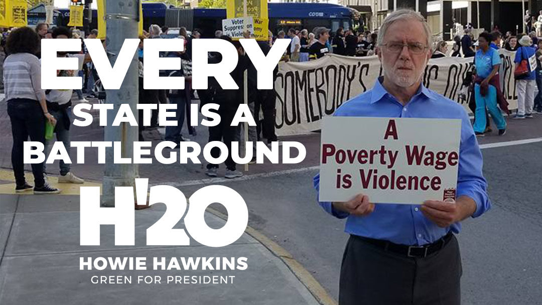 Howie Hawkins and Angela Walker are working class Americans who support policies that help working class Americans.All you have to do is vote for them.We have a path to 270 in 2020.Don't let it slip away.We're almost out of time. #HawkinsWalker2020