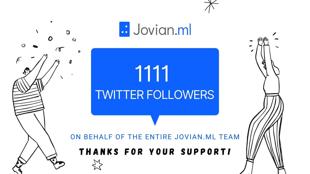 JovianHQ's tweet image. We have crossed 1111 followers on Twitter 🎉

Thanks for your support so far, that&apos;s what keeps us going every day!