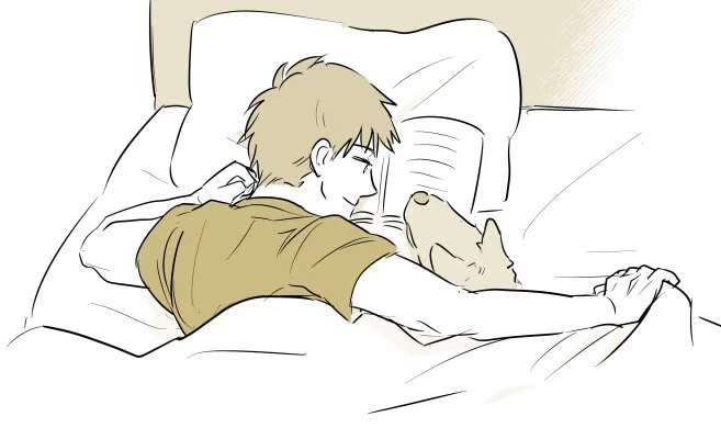 ?「昨日の夜雷すごかったろ?ジローが怖かったらしくてさ、特別だぞって一緒に寝たんだ」「その手があったか……」「ん?」「いえなにも」 