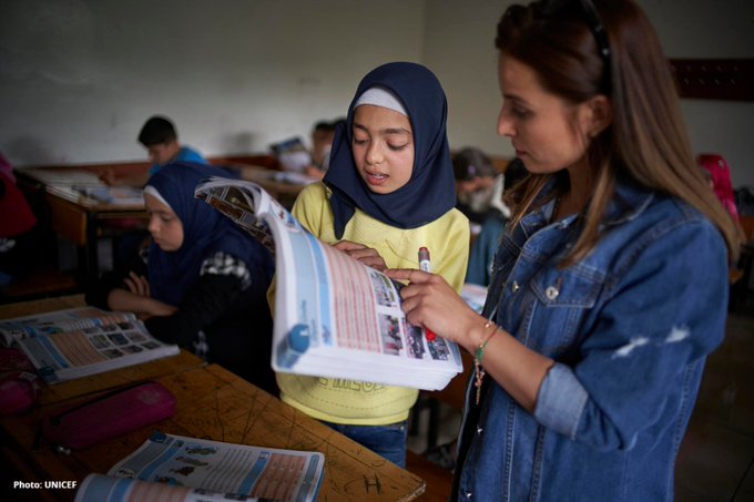 KentPage's tweet photo. "The best teachers are those who show you where to look but don’t tell you what to see." ~ Alexandra K. Trenfor

Please retweet if you agree: #EducationCannotWait for any child, anywhere! 
 
@un @dfid_education @yasminesherif1 @ungei @jrsusa @gce_us @glblctznimpact @worldvision https://t.co/guphhpv2j5