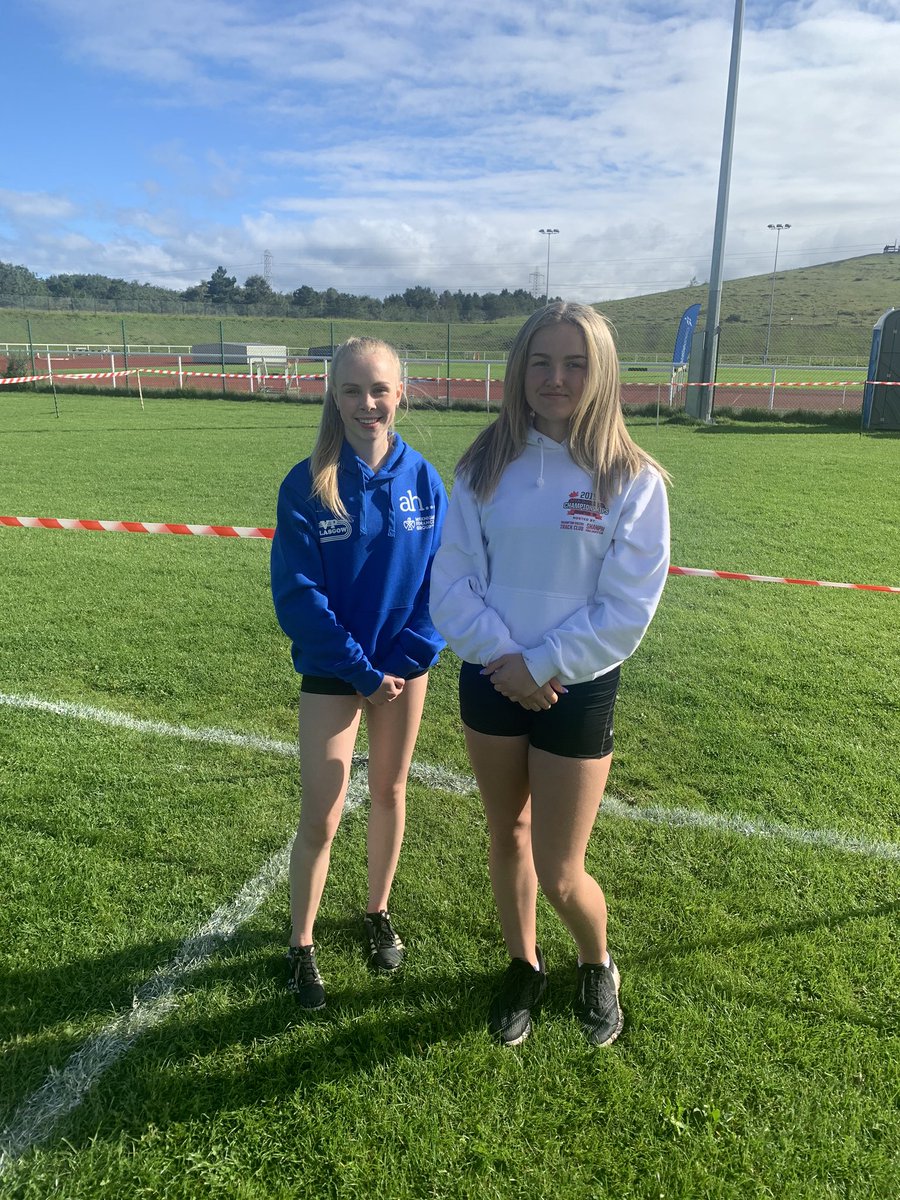 Well done to my long jump girls today,both improving pbs by almost 40cm today. Awesome work S with 4.82m and J with 4.80,putting J 3rd on the UK rankings for u13. These girls certainly can👌🏻💪🏻#longjump #scottishathletics #VPCOG  <a href="/GarnockPE2/">Garnock PE</a> <a href="/VP_Glasgow_AC/">Victoria Park A.C.</a>