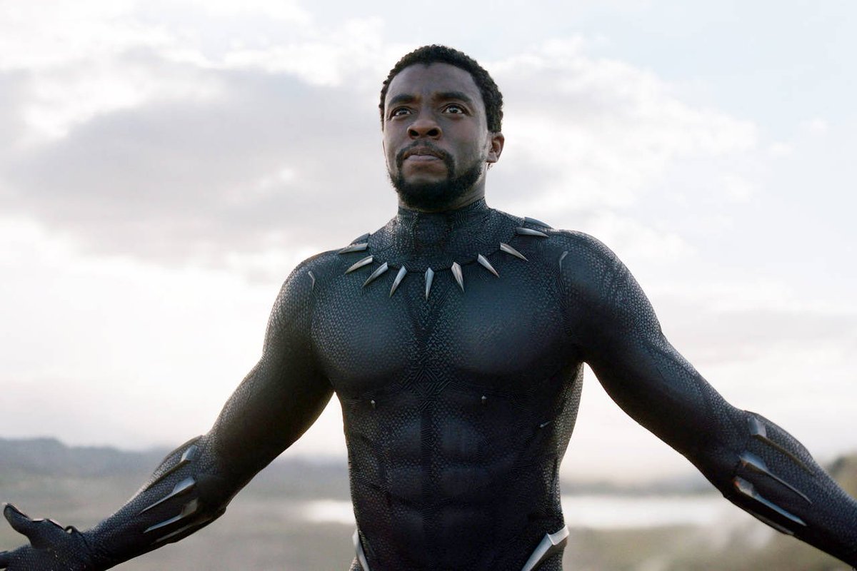 Thank you for showing so many they can be super heroes too. Rest in power ✊🏾 <a href="/chadwickboseman/">Chadwick Boseman</a> <a href="/theblackpanther/">Black Panther</a>
