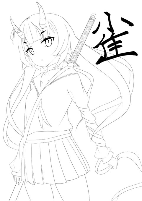 とりあえず線画まで終わったー!
かっこよない?

#絵柄が好みって人にフォローされたい
#絵描きさんと繋がりたい 
#絵師さんと繋がりたい 