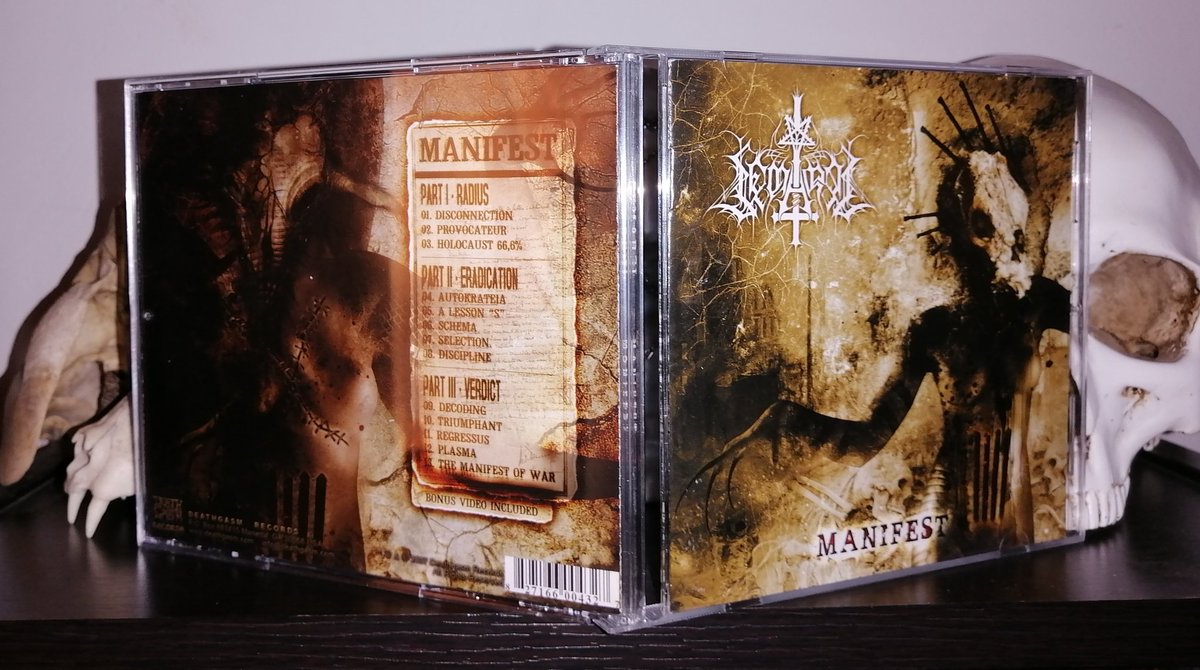 cvidal_EstuansI's tweet photo. Agosto 29 de 2007 #Semargl 🇺🇦 lanza su álbum "Manifest" a través de #DeathgasmRecords.
#UnDiaComoHoyEnElMetal
#BlackMetal #BlackDeathMetal
#IndustrialBlackMetal https://t.co/HzUqnLs1ZQ