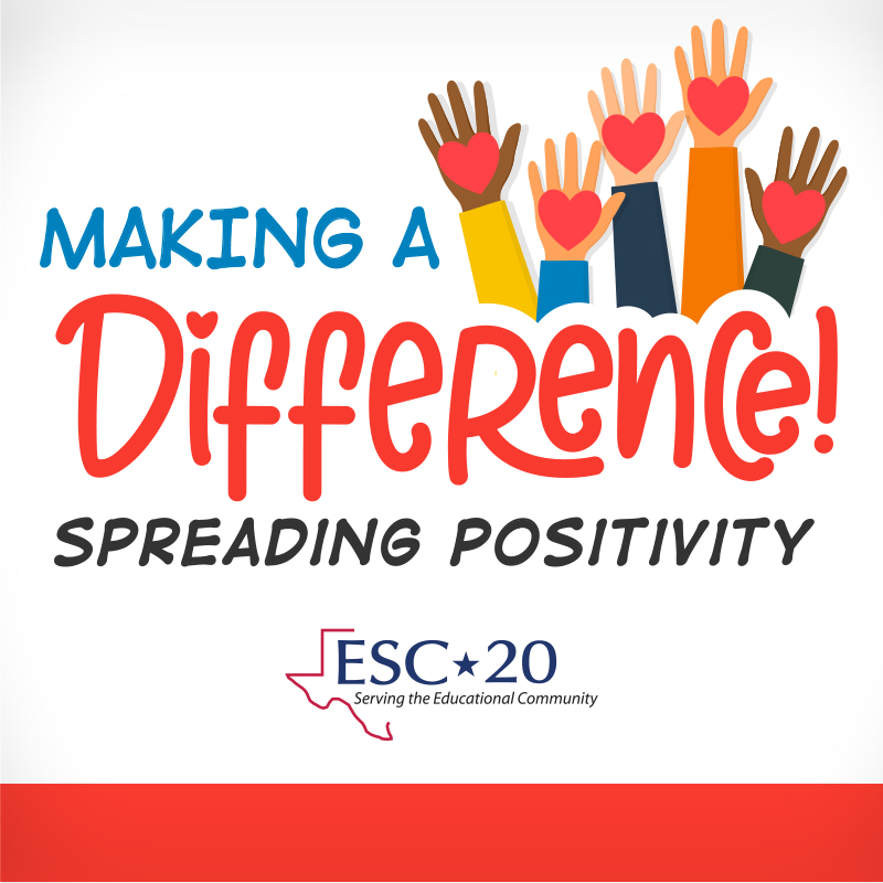 ESCRegion20's tweet image. Do you know someone who is making a difference in our community?  A student, teacher, school staff member, law enforcement, parent, volunteer, etc.?   Share their story with us so we can highlight them. Fill out the short survey. 
 esc20.net/apps/form/make…