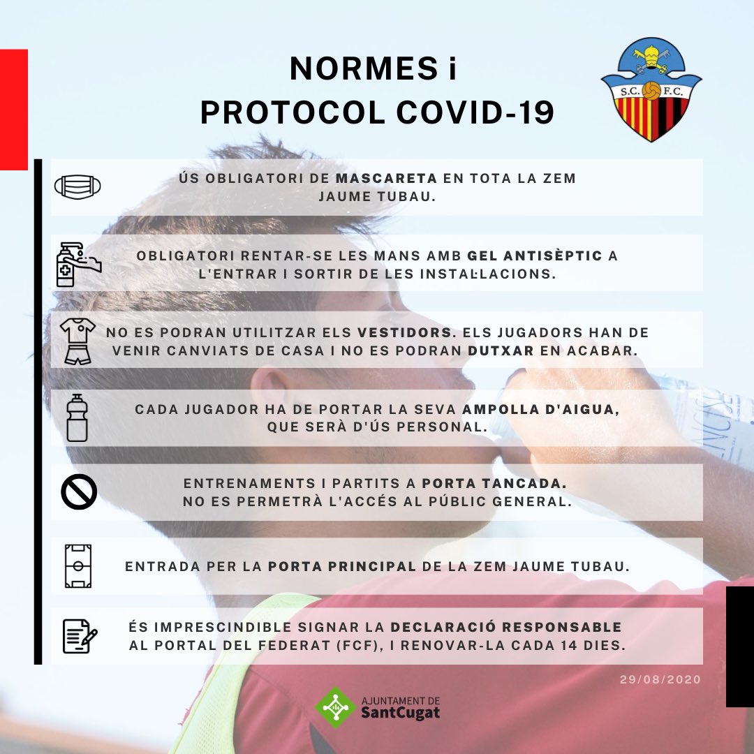 SANT CUGAT FC | Tornem a la ZEM Jaume Tubau🤩

Siguem responsables! 🔴⚫️ 

#SomVermelliNegres #SomelSantCugat
