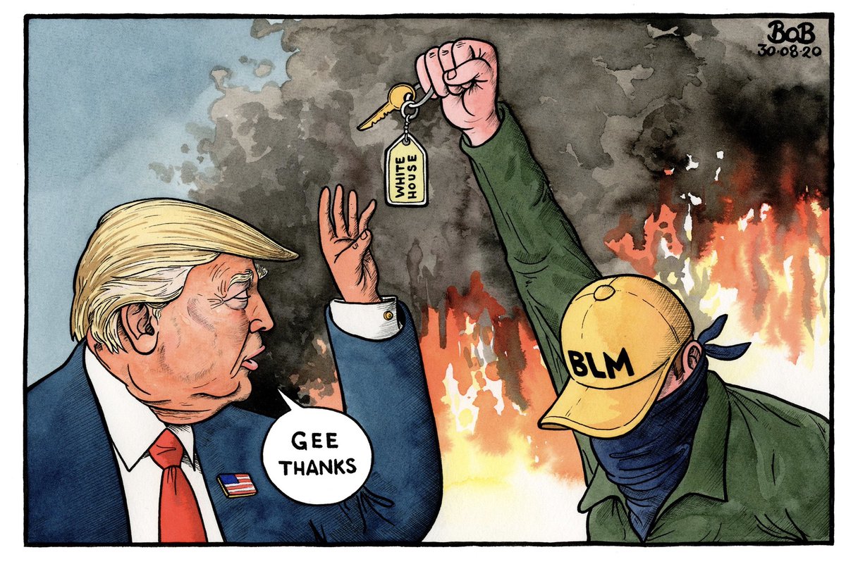 Political Cartoon On Twitter Bob Moran On Trumpviolence Trump Election2020 Lawandorder Blacklivesmatter Republicannationalconvention Political Cartoon Gallery In London Https T Co Depctdnxf6 Https T Co Gpphbobusu