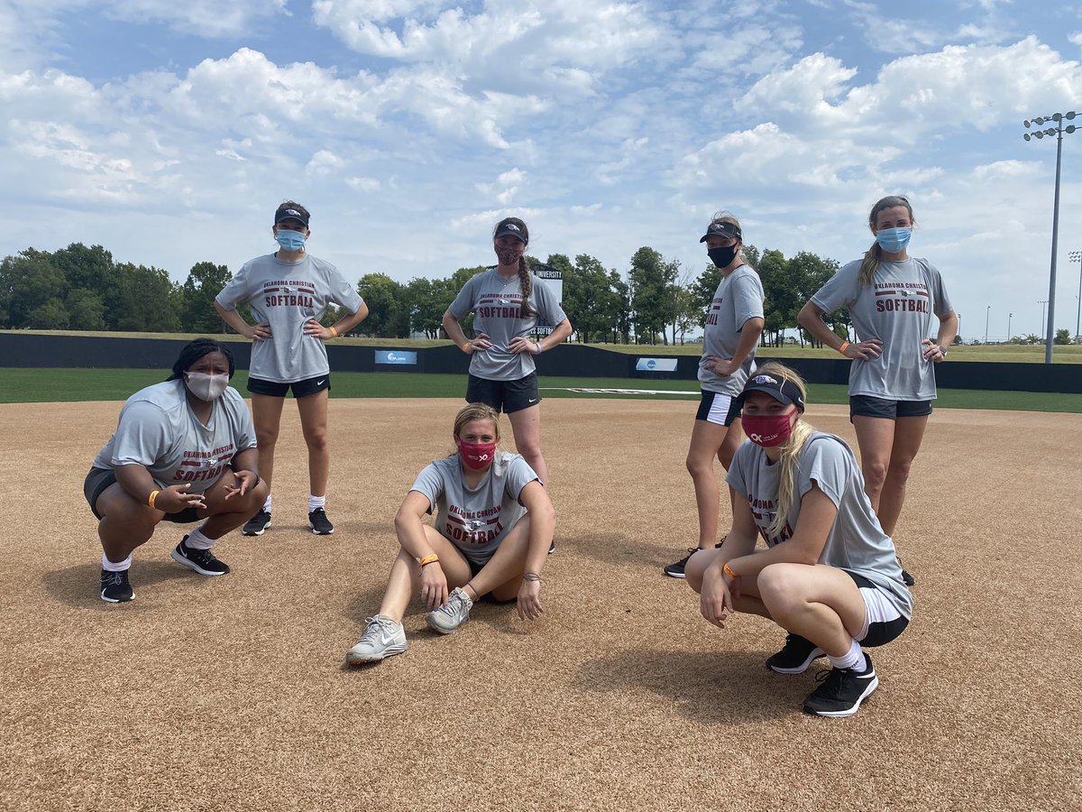 The Freshman have successfully made it through their first week of college softball!! Name a better squad, we’ll wait! Back row - Whitney Walde, Tara Stewart, Kylie Janzen, Brooklin Bain. Front Row - Aaliyah Brown, Peyton Balbin, Maddie Southerland! #TrusttheProcess