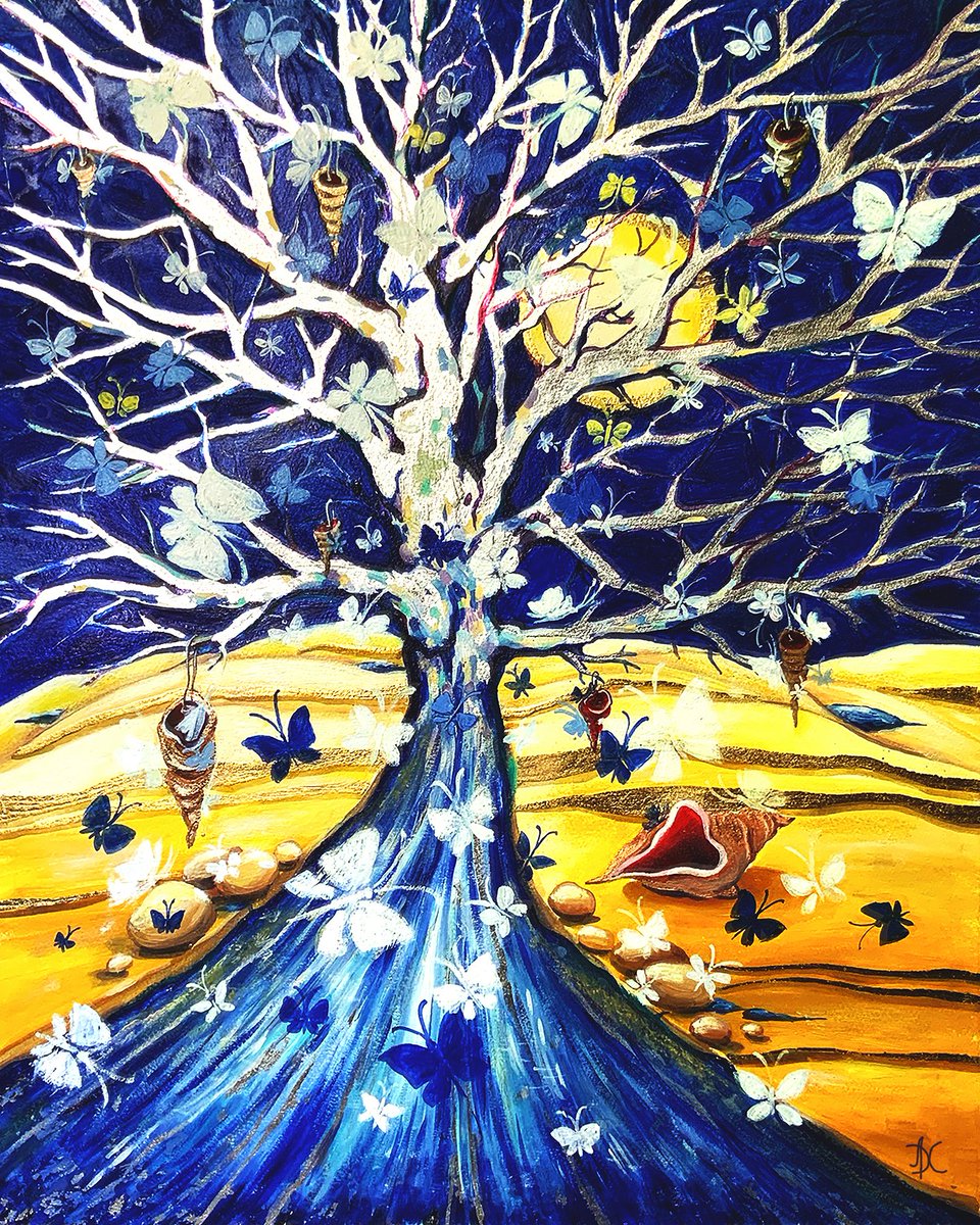 _Agave_Storm's tweet photo. Hi Everyone!

Today I want to present my new painting for September's exhibition called "Our Dreams" in Remote Gallery.
"Nature Of My Dreams"Our exhibition will run from September 3rd to 9th. We are waiting for our guests!
#oilpainting #goldleaf #silverleaf #art #exhibition #tree https://t.co/LUdJdjWwqZ
