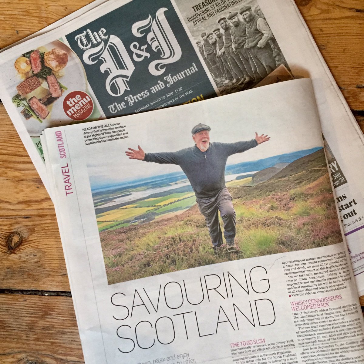 north_highlands's tweet photo. ‘Slow down, relax and enjoy all that Scotland has to offer’ in today’s @pressjournal, including @north_highlands ‘Highland Time’ https://t.co/mPcBMvqaJv #HighlandTime https://t.co/BApOtdbYiB