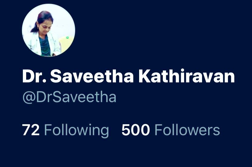 DrSaveetha's tweet photo. யாருடைய முகமும் தெரியாமல் டிவிட்டர் உலகத்திற்குள் வந்தேன். 

உடன் பிறப்புகளின் அன்புக்கு மிக்க நன்றி ♥️♥️

மருத்துவ பணி, மக்கள் பணி என்றாலும் கூட என்னால் முடிந்த அளவு கழகத்திற்காக டிவிட்டரில் பணியாற்றுவேன். 

நம் மக்கள் பணியே கழகத்திற்காக தானே

- தளபதிக்காக, 

   மரு. சவிதா 🖤❤️ https://t.co/WzmKnXk4OM
