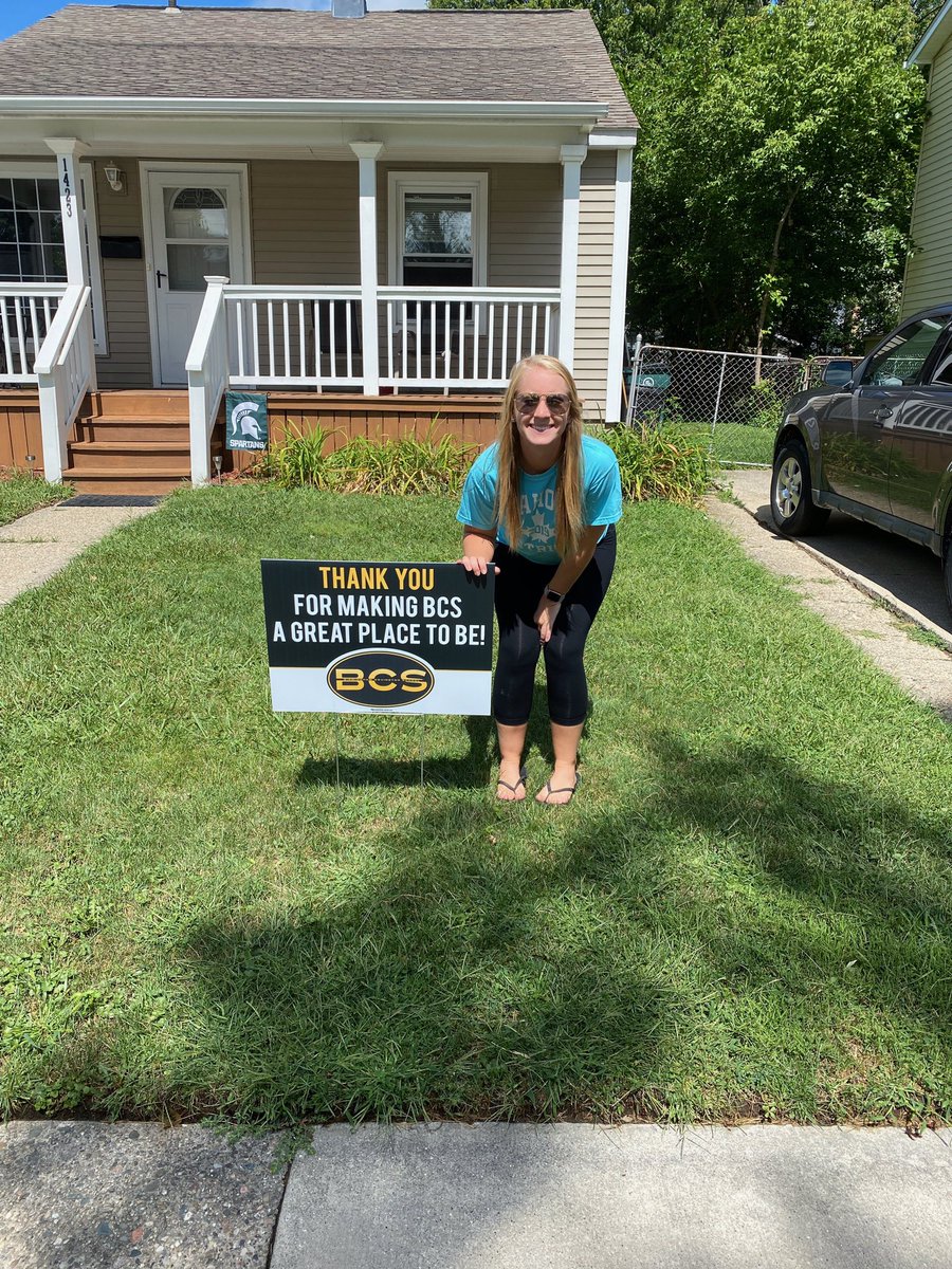 Such a nice treat to find this outside this morning!!! Thank you BCS Office Staff!! <a href="/bcs_cobras/">Birmingham Covington School</a>