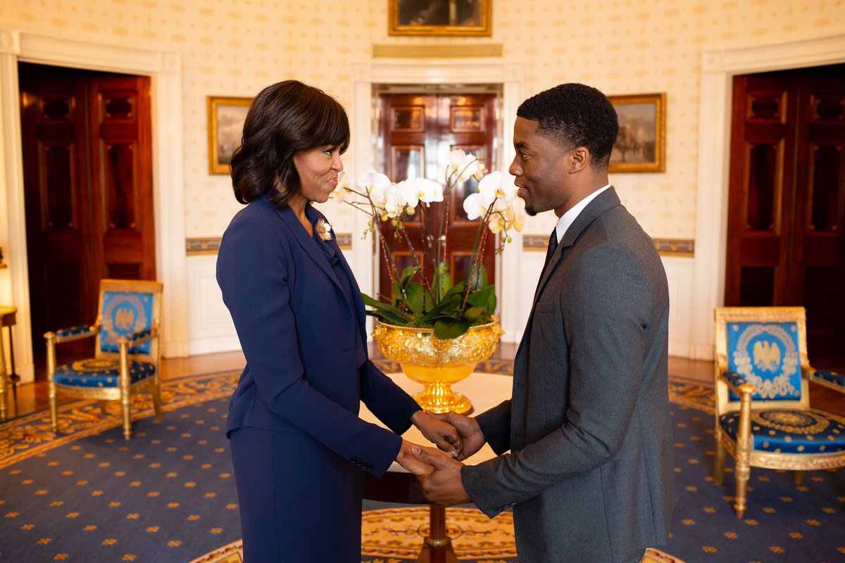 Only Chadwick could embody Jackie Robinson, Thurgood Marshall, and T’Challa. He, too, knew what it meant to persevere. To summon real strength. And he belongs right there with them as a hero—for Black kids and for all our kids. There’s no better gift to give our world. ❤