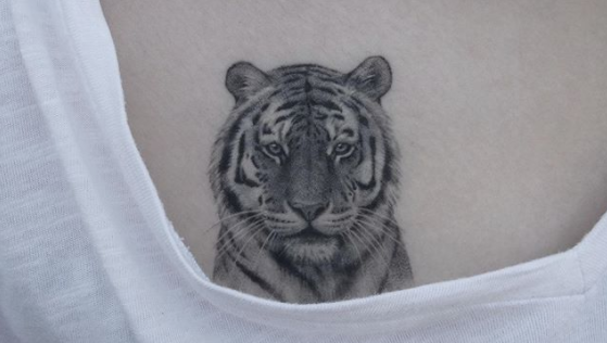 Tiger tattoo  Tattoos for women Hand tattoos Arm tattoos for women