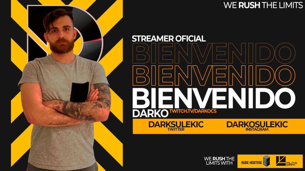 #Streamer | ¡DAAAARRRRKO!

Podemos decir que se une a nuestras lineas de creadores de contenidos uno de los mas facheros de la escena?

En su canal encontrarás variedad, pero sobre todo, MUUUCHOOO CONTERSITO DEL BUENO

Bienvenido a casa <a href="/darksulekic/">clara</a>!

#WeRushTheLimits 🍌
