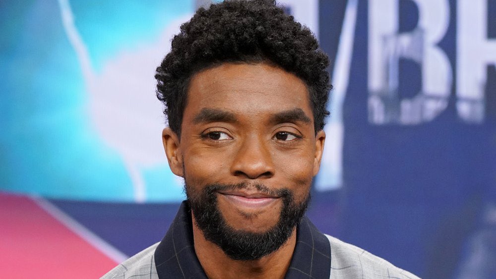 a thread of chadwick boseman smiling, but his smile gets bigger as you scroll 