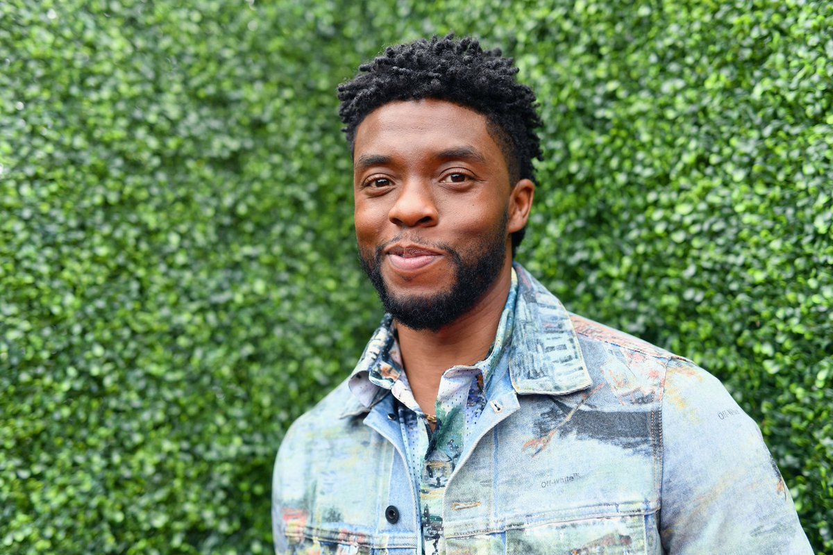 a thread of chadwick boseman smiling, but his smile gets bigger as you scroll 