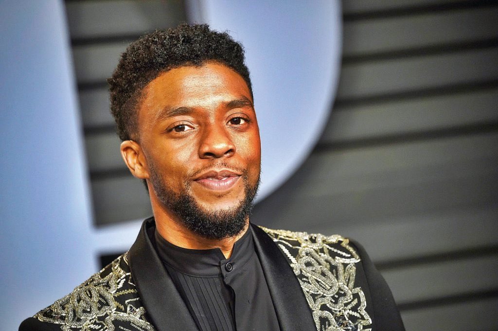 a thread of chadwick boseman smiling, but his smile gets bigger as you scroll 