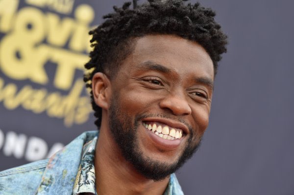a thread of chadwick boseman smiling, but his smile gets bigger as you scroll 