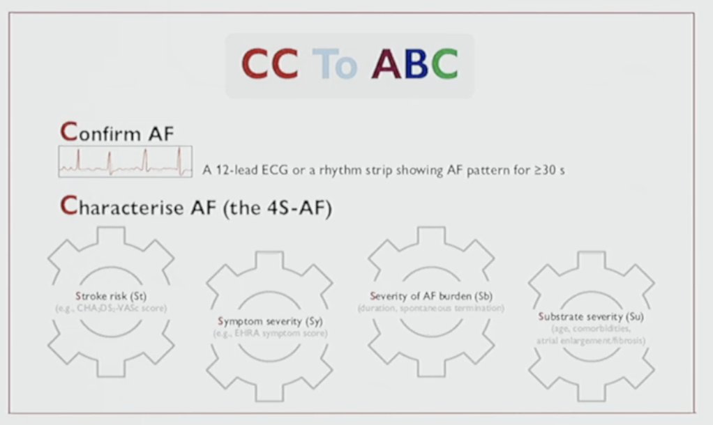 DrMarthaGulati's tweet photo. #afib #ESCCongress #AFibGuidelines
Assess the 4S's
📌Stroke Risk
📌Symptom Severity
📌Severity of AF Burden
📌Substrate Severity https://t.co/L9A33DIwPR