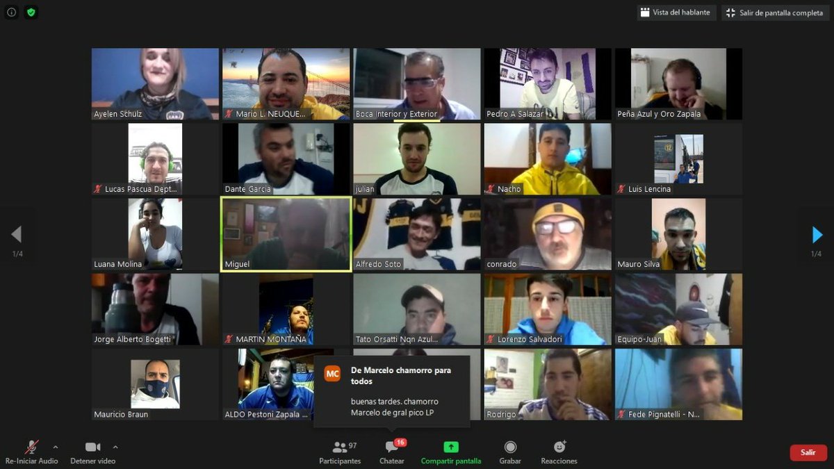 NqnAzulyOro's tweet photo. #BocaTeEscucha
Excelente charla con @CarlosColomboOk y todo el equipo de @BocaIntyExt para más de 100 socios y socias de toda la Patagonia.
Muchas gracias por responder nuestras preguntas y dudas.
Seguimos trabajando para el hincha de Boca! https://t.co/qRsUiXCjPo