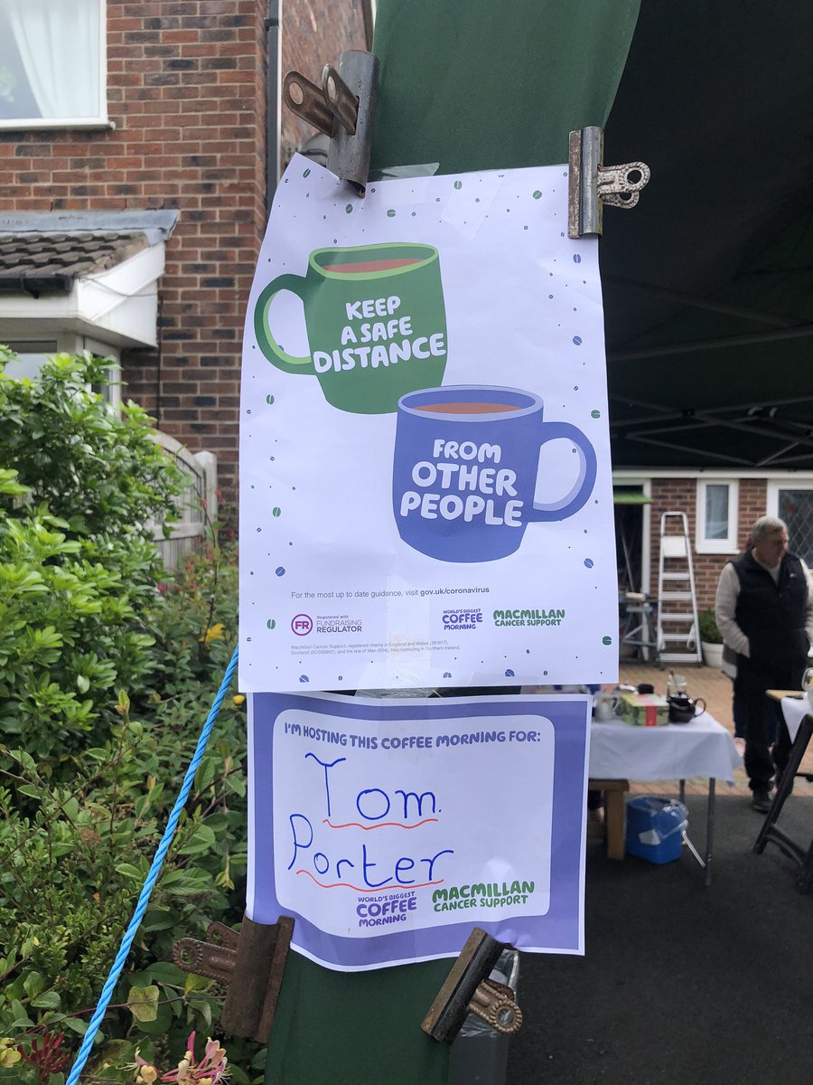 Had the loveliest morning at my first ever #macmillan coffee morning in honour of my dad ❤️ organised by his amazing neighbours