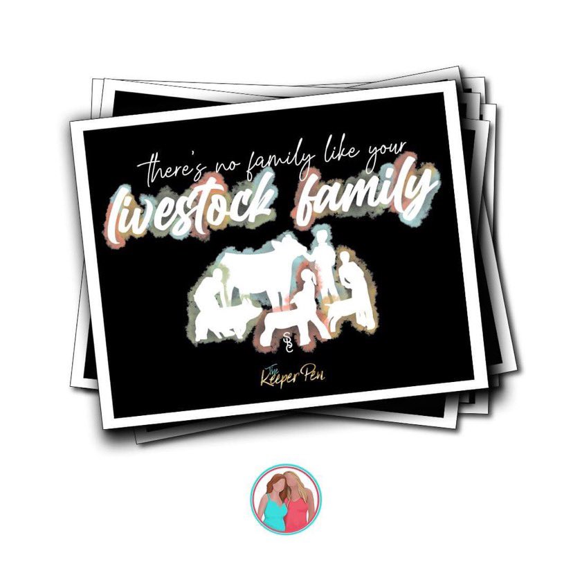 “There is no family like your livestock family.” 

All proceeds will go to Podna’s Quik Mart in SW LA to provide meals for people who have lost everything. 

Stickers are $5 a piece. 
Added donations will be taken. 
Venmo @JennaWheeler491 
Send me address for shipping 💕