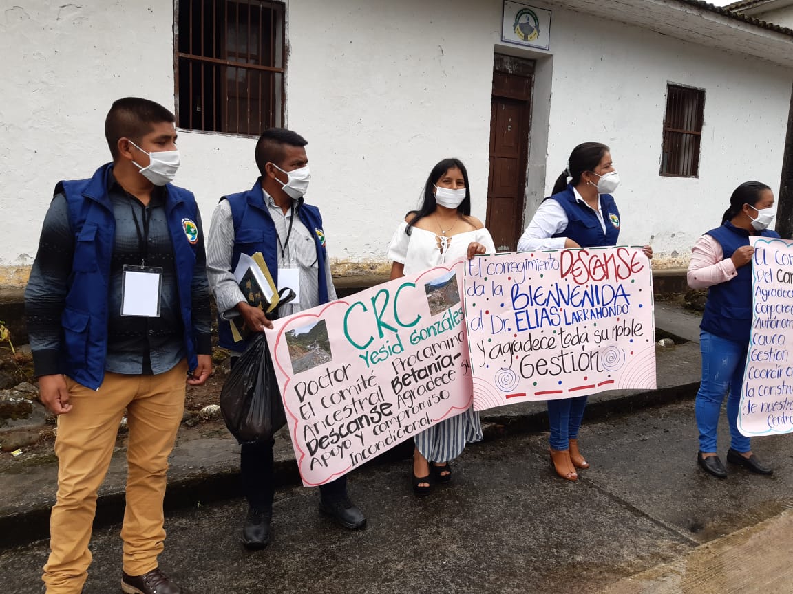 Acompañamos al gobernador <a href="/LarrahondoElias/">Elías Larrahondo Carabalí</a> en su correría por el #MacizoColombiano.Hoy desde el Mpio de Santa Rosa articulamos acciones para seguir trabajando de la mano de las comunidades h <a href="/GobCauca/">Gobernación del Cauca</a> la protección de los recursos naturales en la región #CaucaAmbientalYSostenible