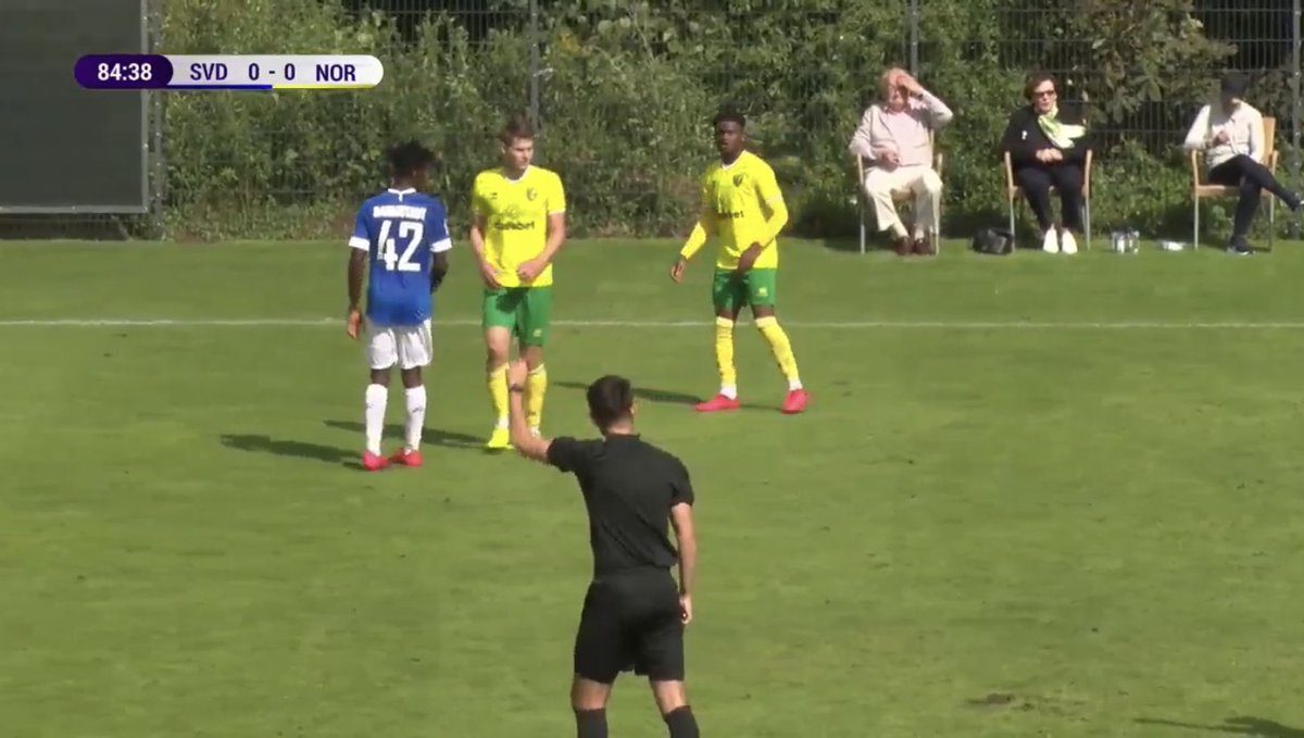 Whatever you think about Delia and Michael you're not going to find too many owners who will be sitting on deckchairs to watch their team in a pre season game👏 #ncfc