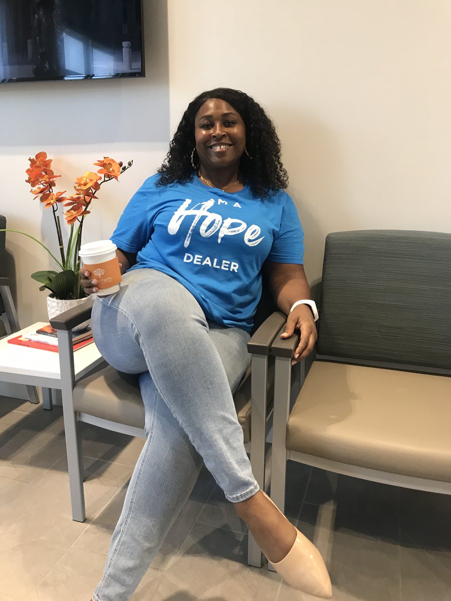 InterfaithD's tweet image. Director of Finance, Bleeka Pratt, is proud to be a "Hope Dealer."  You can purchase your own Hope Dealer t-shirt at interfaithdallas.org/get-involved/h…

#HopeStore #EmpoweringFamilies #SaturdaySolutions
