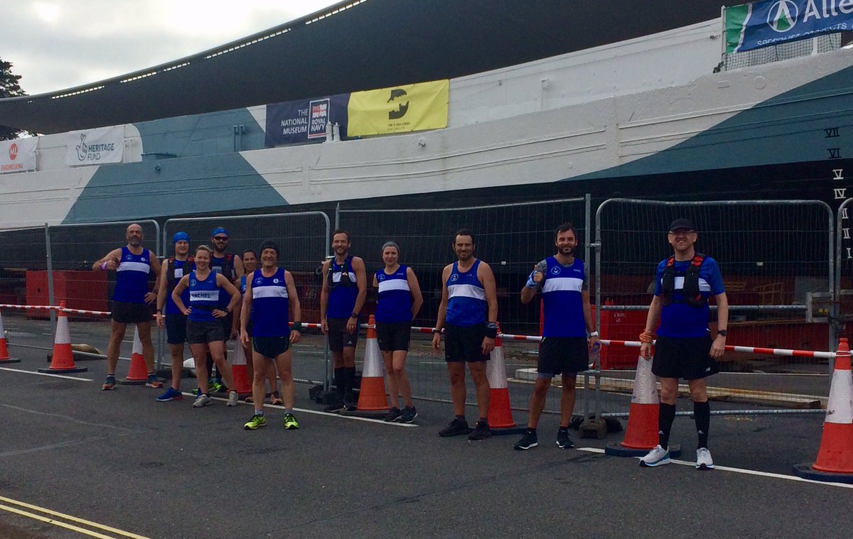 We did it! Our #teamPJC virtual half marathon around the island, earning medal &amp; of course cake at Coffee Cup. History on the run for good measure.  #LCT7074 #DDay #Southsea #ukrunchat <a href="/pjc_1000/">Portsmouth Joggers</a> 💙