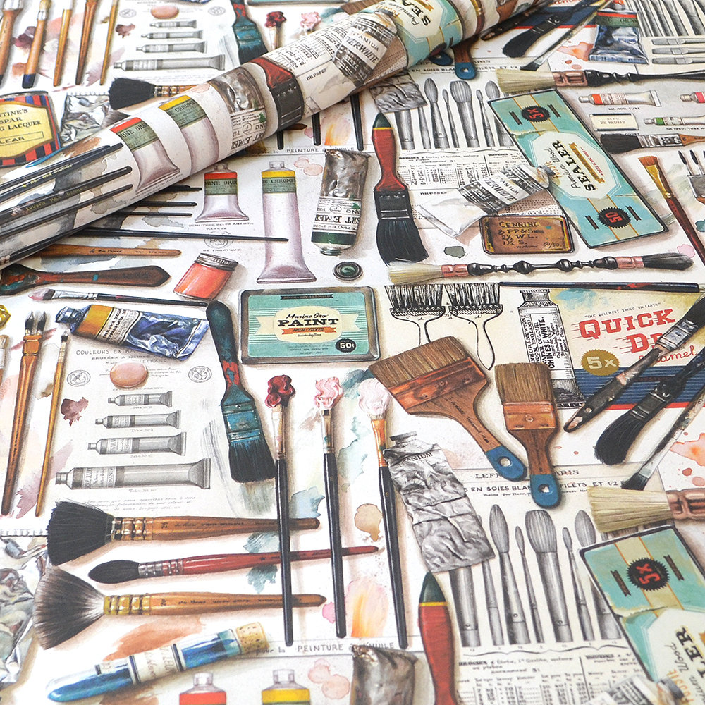papertreenook's tweet photo. Atelier #wrappingpaper #giftwrap #artist #paints https://t.co/Cvz1jxCbK3