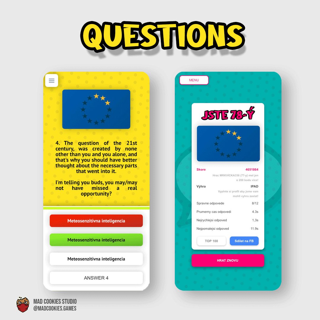 Our UI Design Concept for upcoming slovak LINGVAFEST #quizgame 💬✌🏻

#gamedevelopment #gamedev #uidesign #uidesignconcept #designconcept #gamedesigner #gamedesign #onlinequiz #languagelearning #quiztime #designgame #landingpage #landingpagedesign #gamedevstudio #gamecreator