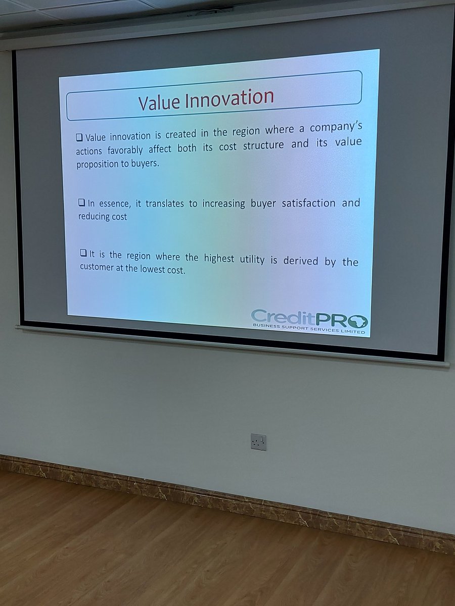 soladeyiga's tweet photo. "Value Innovation: Making competition irrelevant" https://t.co/D4j8csD56Q