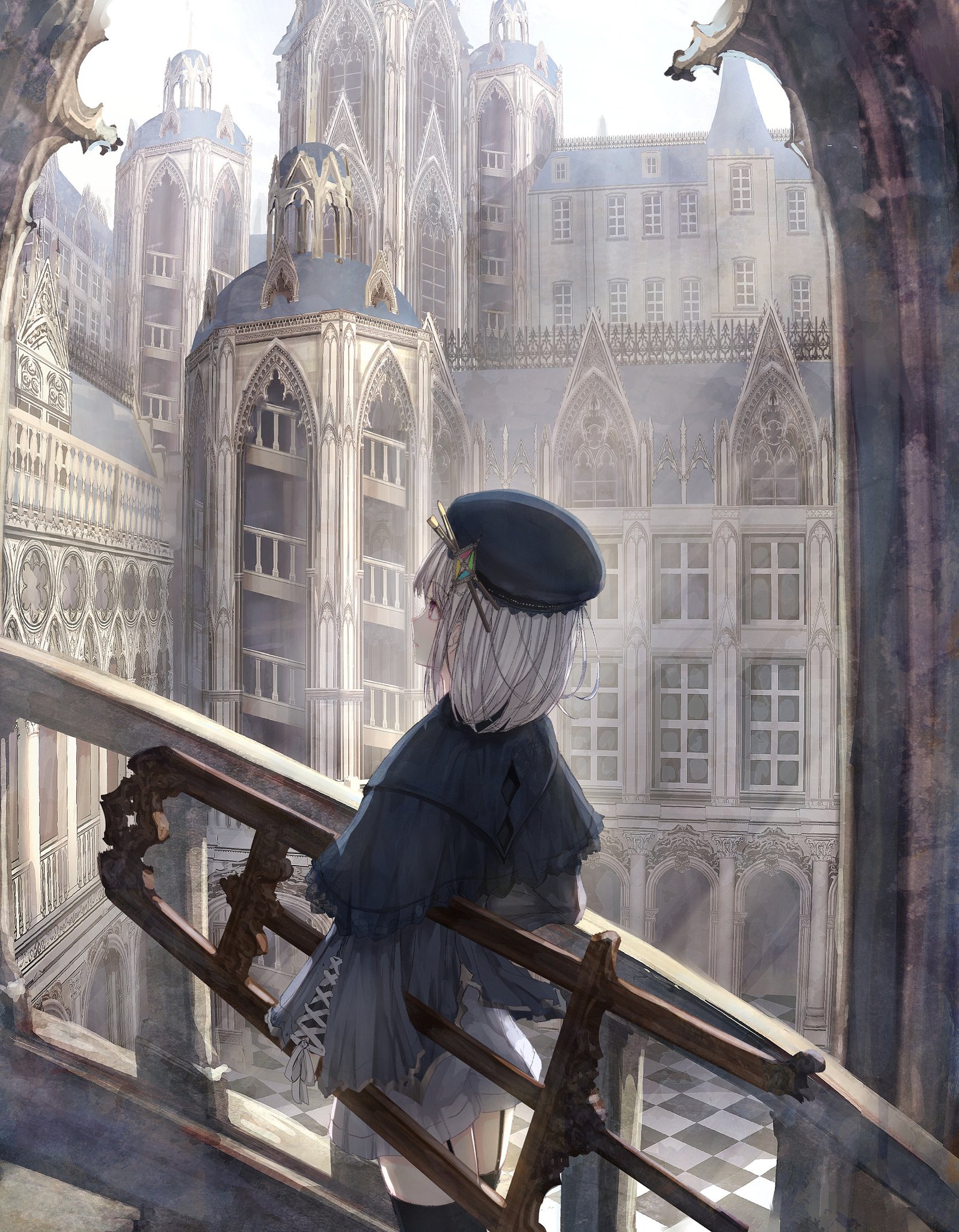 Missile228 螺旋階段の城と画家 上っても上っても まだまだ上に続く階段が見える 絵描きに限らず 何かに打ち込んでいる人はみんなそうね