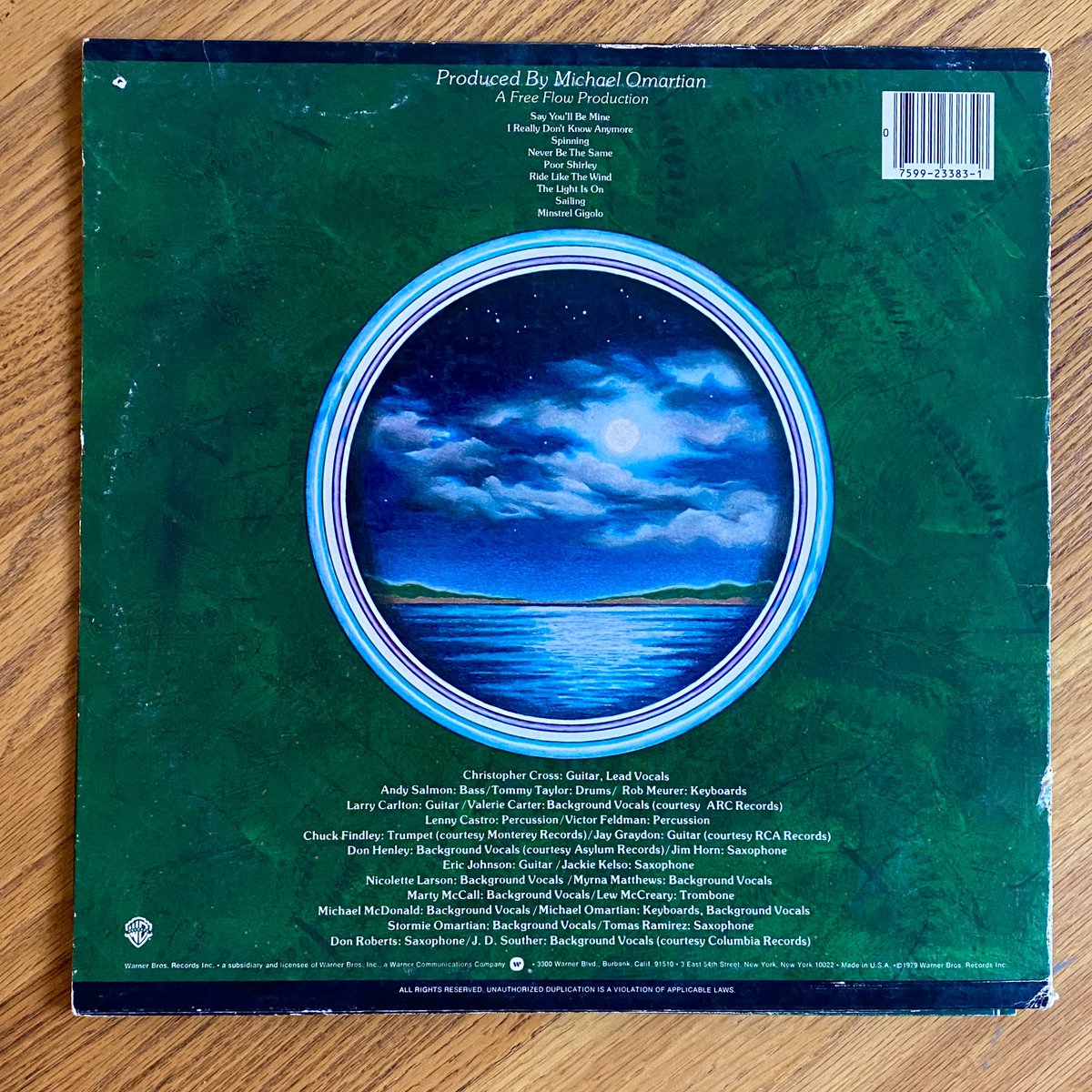 CMoneyKS's tweet photo. #SaturdayMorningVinyl Don’t be hatin’ on me ‘cause I got #ChristopherCross on this morning. His #EponymousDebut #WarnerBrothersRecords #1979 https://t.co/Alw5Gn2C7C