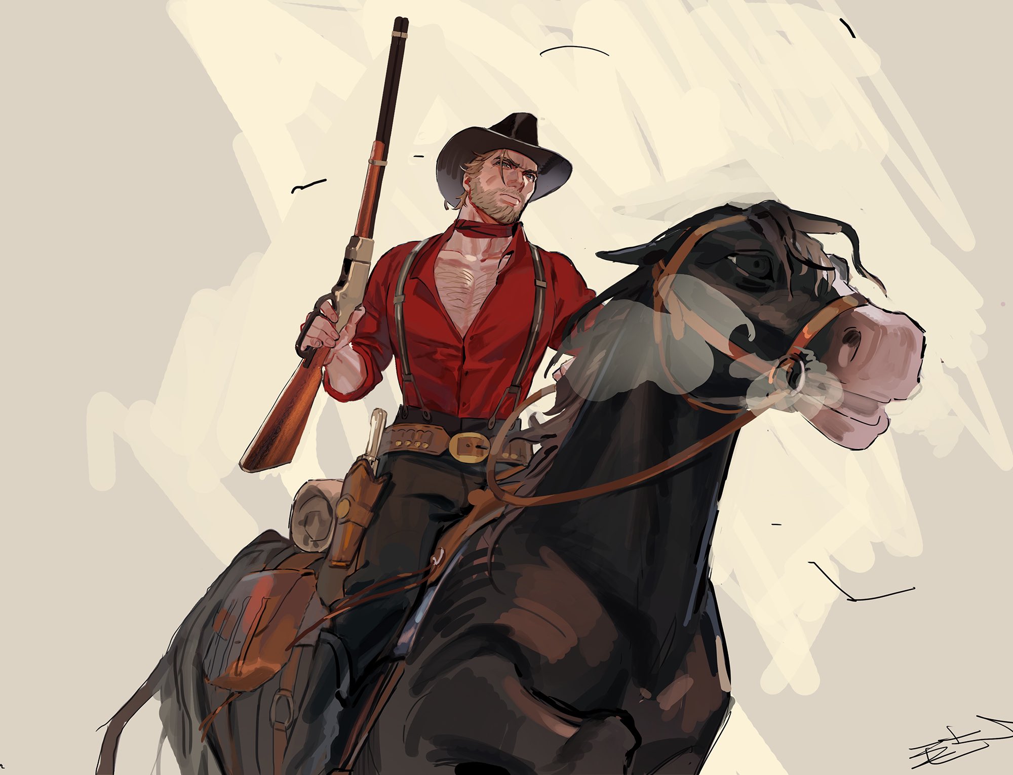 Red Dead Redemption арт