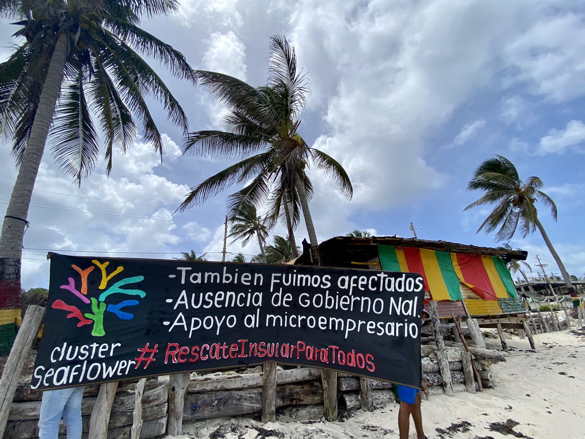 seaflowerclust4's tweet photo. Nuestra Protesta Digital 🆘🌴. @infopresidencia @MincomercioCo @guerrerorozco @jrestrp 
#RescateInsularParaTodos apoyo al proceso de reactivación con medidas especiales que nos permitan subsistir y generar desarrollo sostenible. Necesitamos un plan Equitativo. #JuntosSomosMas https://t.co/IZKaIlb1fD