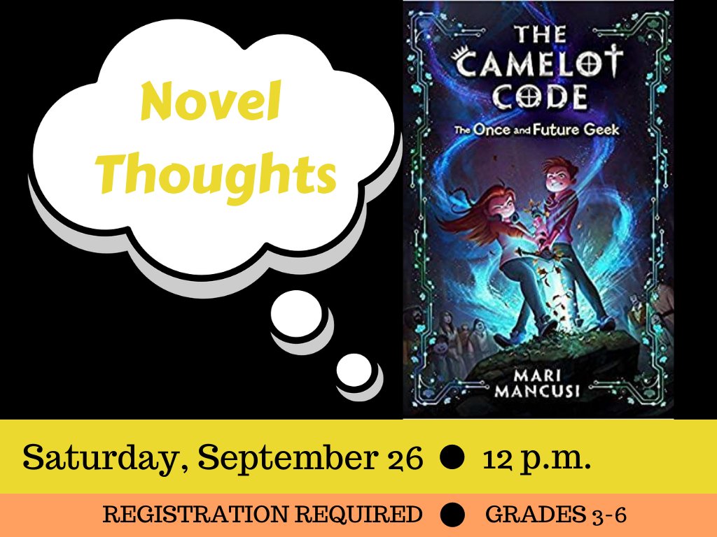 Wixom Public Library On Twitter Discuss The Camelot Code By Mari Mancusi Via Zoom Books Are Available On Hoopla And Physical Copies Are Available Behind The Children S Desk Registration Required For This
