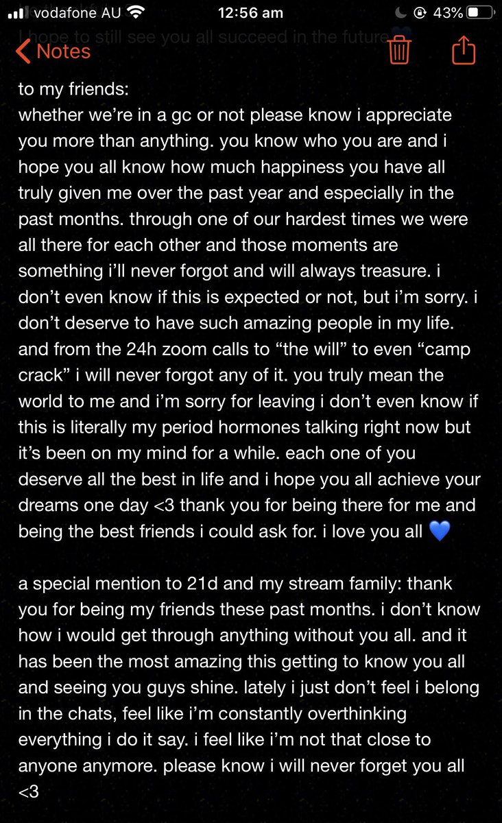 perfectlyleah_'s tweet photo. a goodbye, please read 💙 https://t.co/VQxfIyYwpj