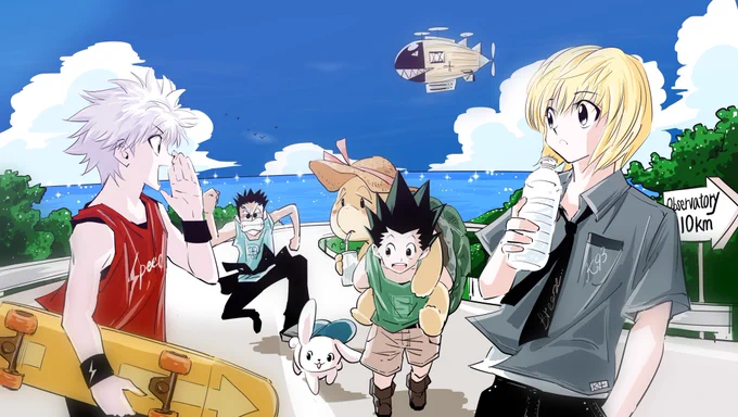 夏の思い出 #hxh 