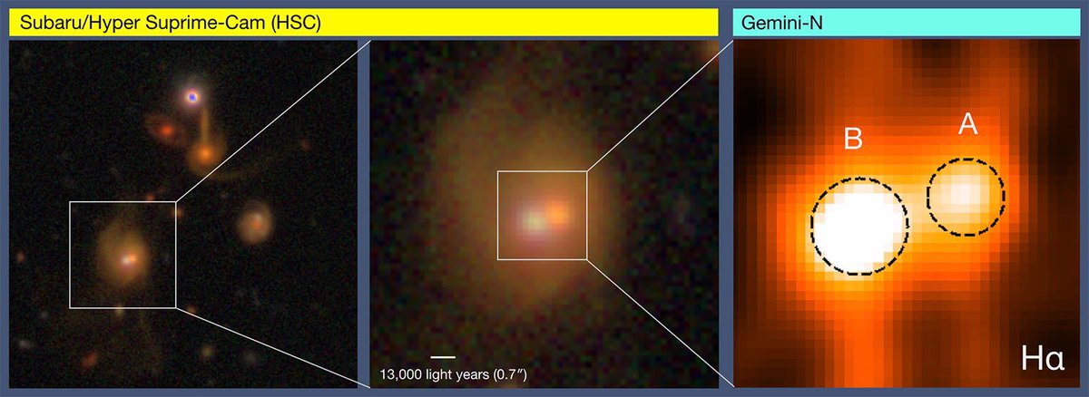 maximaxoo's tweet photo. #Space: rare encounters between #CosmicHeavyweights — a #CosmicDance between two #MergingGalaxies, each one containing a supermassive black hole rapidly feeding on so much material it creates a phenomenon known as a #quasar
► https://t.co/Sb6ln8oGmJ via @keckobservatory https://t.co/DDXsJ4RbhP