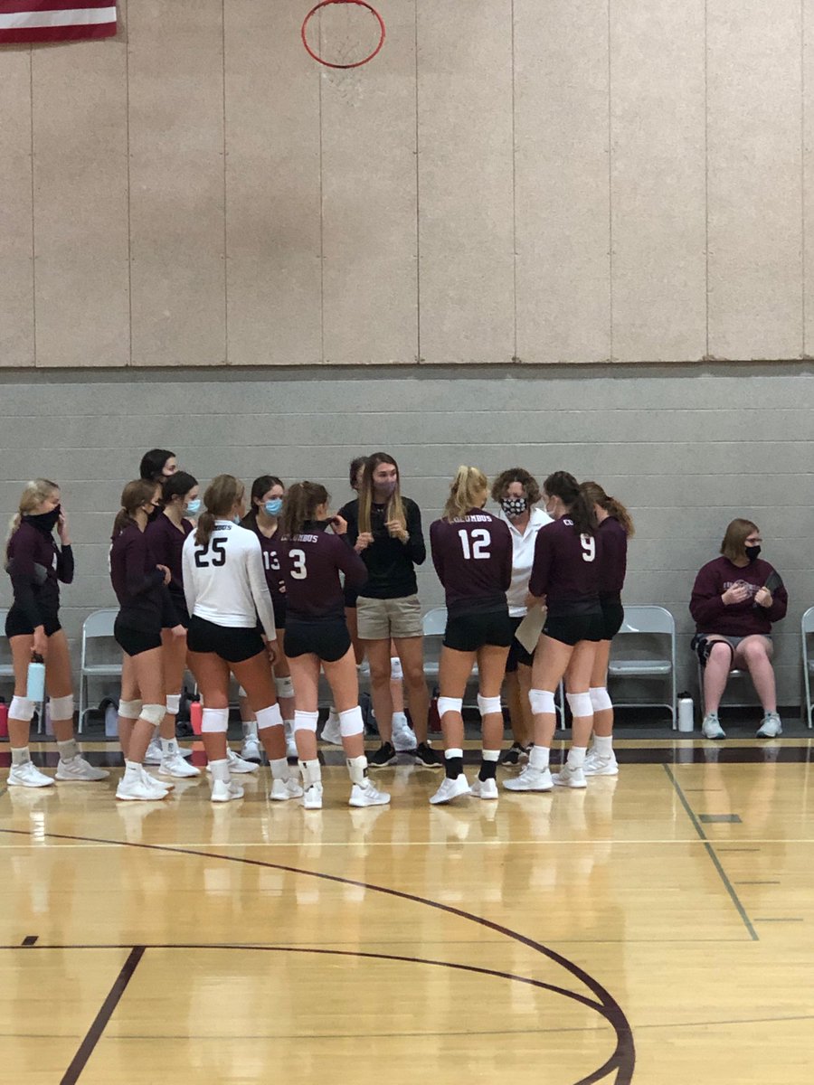 tkwapnioski's tweet photo. The @DiscovererWay Volleyball Team takes sets 1 & 2 over Bennington. Next up, Hastings. Keep it going girls! #DiscovererStrong #Together #WePlay4EachOther https://t.co/Sl8tCXqhWe