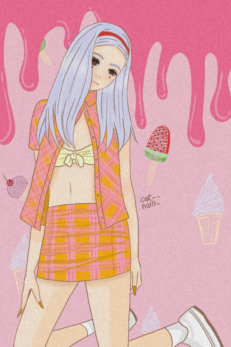 catnails6's tweet photo. #BLACKPINK &amp; #SelenaGomez  #IceCream 
#Blinks #BLACKPINKxSELENAGOMEZ #blackpinkfanart #KPOP #fanart https://t.co/UlmK6weeEY