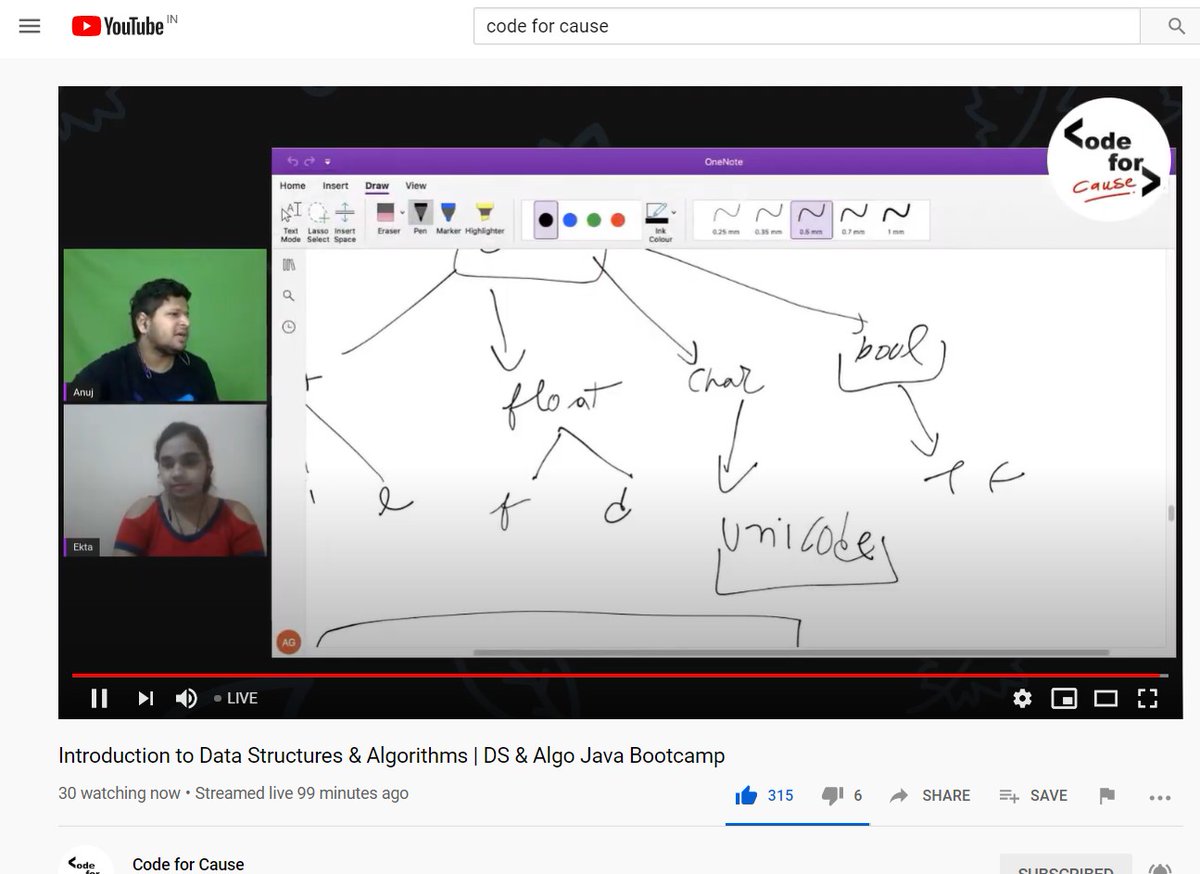 mehulaswar06's tweet image. Very Excited for the next 3 weeks.
Looking forward to learning some great lessons of DS and Algo with
@darecoder @KeenWarrior @kush_kunal @codeforcauseIn
#codeforcause
The way of teaching of Anuj Bhaiya is just awesome.