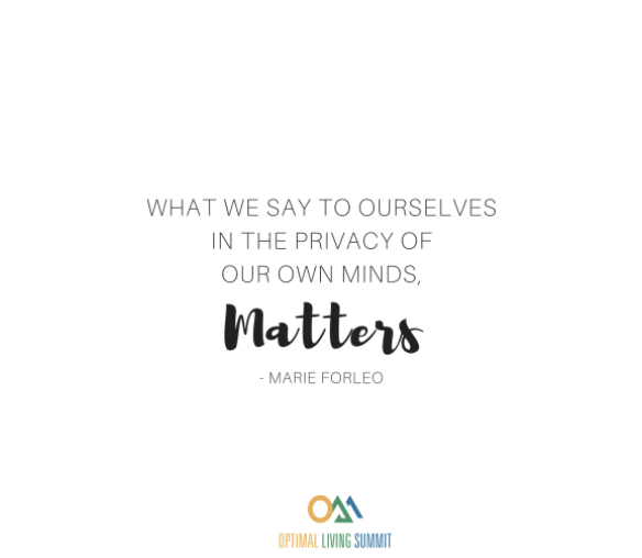 'What we say to ourselves in the privacy of our own minds matters.' -Marie Forleo 🧠

Drop an emoji if you agree! 👏

#quoteoftheday  #olsquotes #selflove #selcare #loveyourself #ols #wellnesstoronto #quoteoftheday #optimalliving #optimallivingquotes#optimallivingsummit