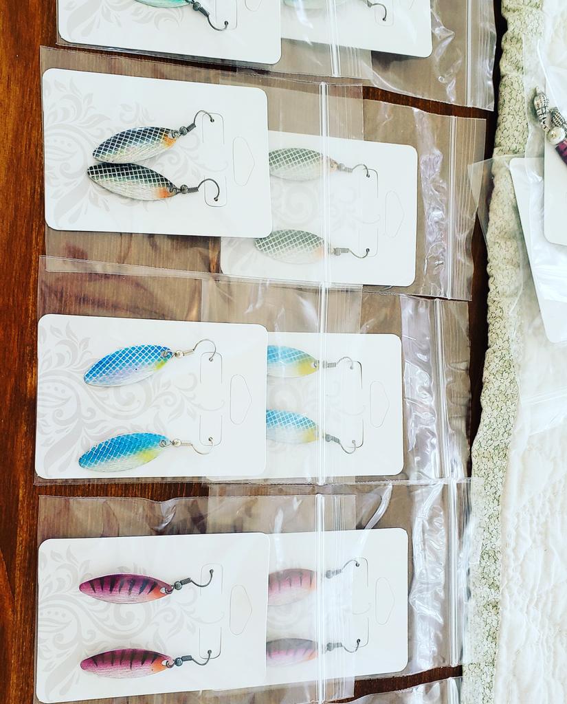 JeanysT's tweet photo. We are stocked up on our fishing lure earnings - multiple colors &amp; styles available! - 

#dangleanddropearrings #summerjewerly #earrings #florida #jewelry #etsy #fl #etsyshop #art #instajewelry #fashion #handmadejewelry

https://t.co/3KYDiDf9nR
https://t.co/KGm84J1mAq https://t.co/ikarYt3y6T